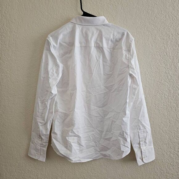 NWOT True Classic Long Sleeve Oxford Button Down Shirt - Picture 9 of 9